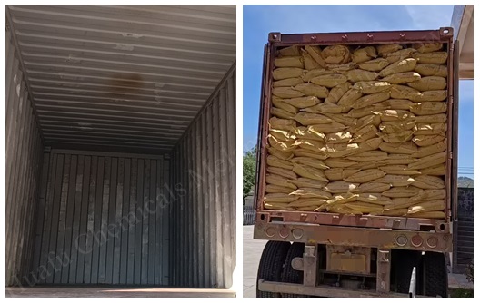 Huafu pure melamine molding powder shipment Huafu pure melamine molding powder shipment