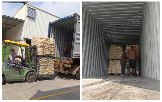 Huafu Brand food grade melamine moulding compound shipment Huafu Brand food grade melamine moulding compound shipment
